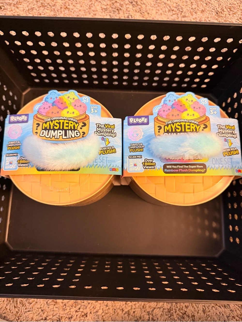 Crazy Fun RMS The Original Viral Mystery Plush Dumpling - Lot of 2 Sealed